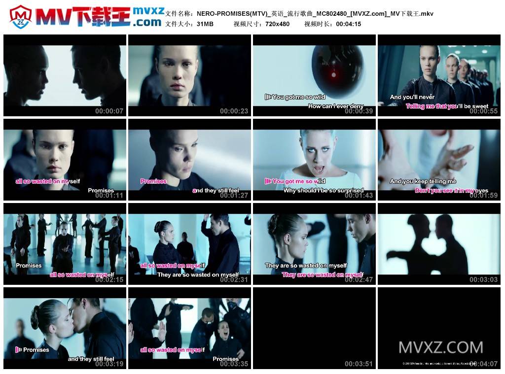 NERO-PROMISES(MTV)_英语_流行歌曲_MC802480